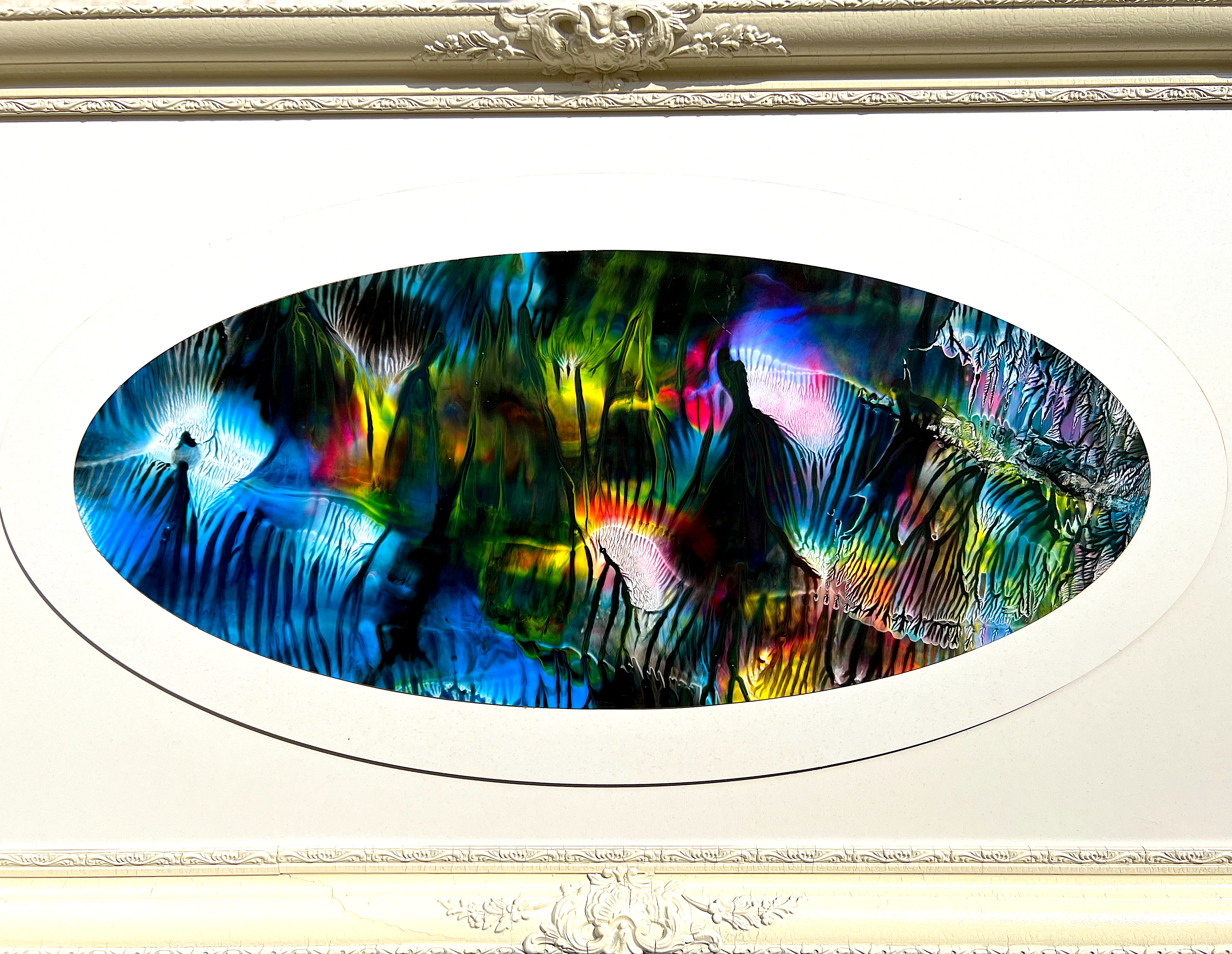 Duralit Üzerine Akrilik 60x90cm Yanılsama II 2024